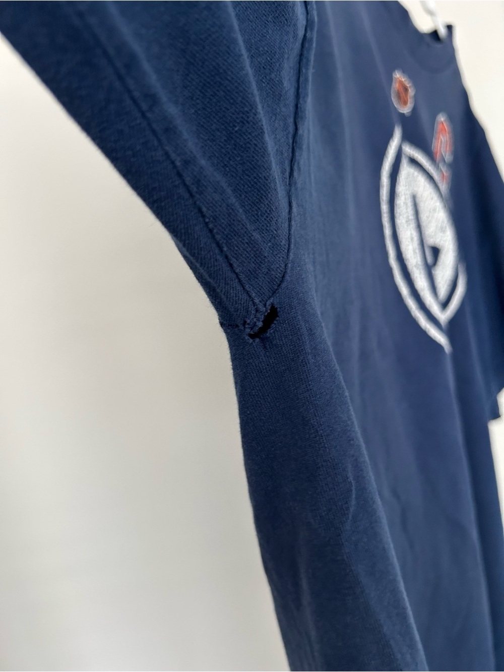 🧡5/$25🧡Edmonton Oilers Gretzky Navy Short-Sleeve Crew Neck Tee - Men's - Picture 4 of 4